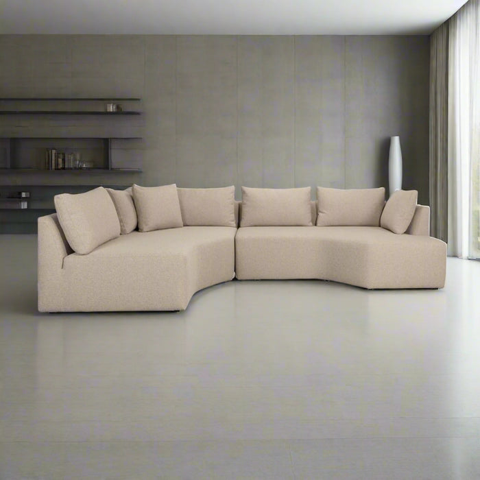 Prosper Sofa Left Cappuccino