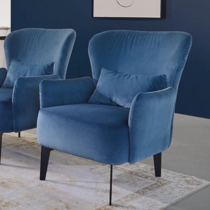 Ginevra Sessel (mit abnehmbarem Bezug) Blau