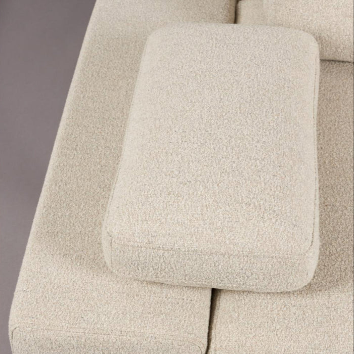 Shelly Sofa Rechts Creme