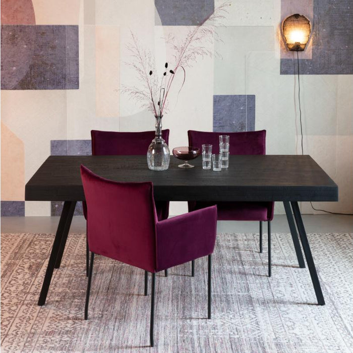 Suri Esstisch 160 x 78 Schwarz