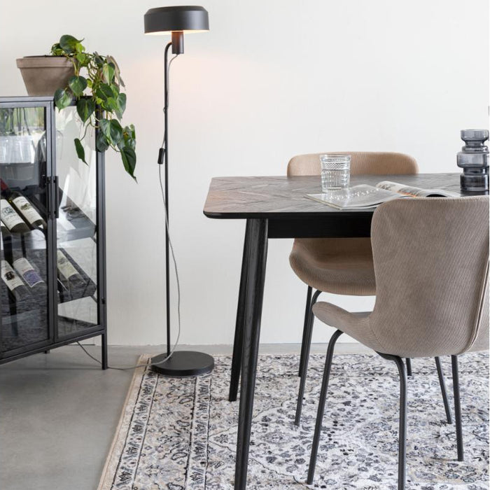 Fabio Esstisch 160 x 80 Schwarz